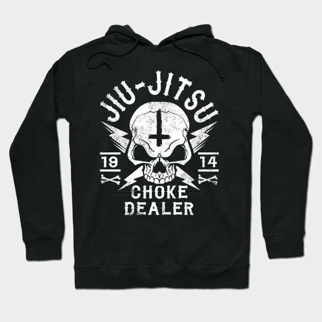 JIU JITSU - CHOKE DEALER Hoodie by Tshirt Samurai